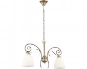 Lustra clasica 2 becuri E27 Nobile KL6401 Klausen