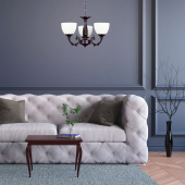 Lustra clasica 3 bec Vezuv E27 KL2671 Klausen