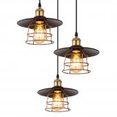 Lustra vintage 3 becuri E27 VIEJO 15086-3BH Globo
