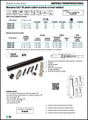 Manson pentru cabluri ecranate cu tresa metalica, adeziv, 4×35mm2-4×120mm2
