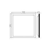 Panel incastrat 50W 6500K 595X595mm 5200LM BP28-56630 Braytron  