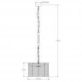 Pendul 1 bec E27 35cm HALIA 15670H2 Globo