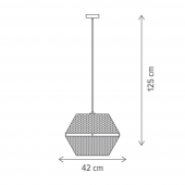 Pendul 1 bec E27 FREYA KL111132 Klausen