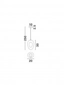 Pendul 1 bec E27 TEMPUS 9002668 Nova Luce