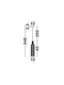Pendul 1 bec E27 ZOELLA 9236211 Nova Luce