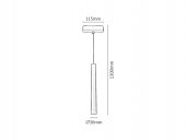 Pendul aplicat sina led 5W 4000K 70121 Rabalux