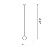 Pendul E27 FELT KL111145 Klausen
