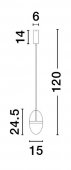 Pendul LED 20W EGNA 9009278 NOVA LUCE