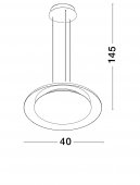 Pendul LED 24W EPOS 9345708 NOVA LUCE