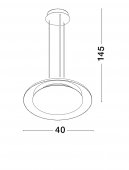 Pendul LED 24W EPOS 9345709 NOVA LUCE