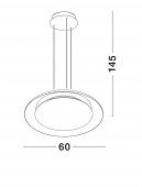 Pendul LED 38W EPOS 9345710 NOVA LUCE
