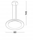 Pendul LED 38W EPOS 9345713 NOVA LUCE