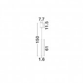Pendul led 4W STILVI 9232151 Nova Luce