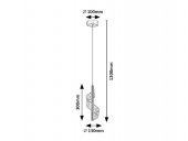 Pendul led 6W ZOFRAEL 72414 Rabalux