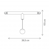 Pendul led 7W dimabil CCT 181135 Klausen