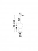 Pendul led 7W NOESIS 9009193 Nova Luce