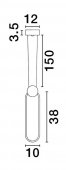 Pendul modern LED 11W WIRO 9080132 NOVA LUCE