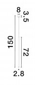 Pendul modern led 6W Dandia 9540200 Nova Luce