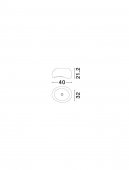 Plafoniera 1 bec E27 AERE 9002678 Nova Luce