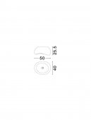 Plafoniera 1 bec E27 AERE 9002680 Nova Luce