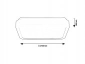 Plafoniera baie led 18W SAMIRA 71260 Rabalux