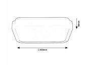 Plafoniera baie led 48W SAMIRA 71256 Rabalux
