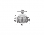 Plafoniera clasica led 34W AVELIN 9019763 Novaluce