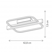 Plafoniera led 14W KOSKA KL140031 Klausen