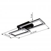Plafoniera led 20W SAPENA 67328-20O Globo