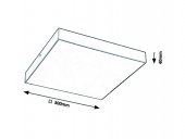 Plafoniera LED 24W IP44 TARTU 7896 Rabalux