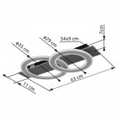Plafoniera led 40W JAYDEN 48034-40 Globo