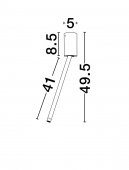Plafoniera led 4W ORNOS 9232140 Nova Luce