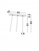 Plafoniera led 8W STILVI 9232154 Nova Luce