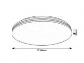 Plafoniera mderna led 18W OSCAR 71177 Rabalux