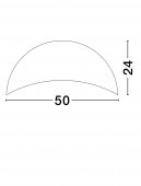 Plafoniera moderna 1 bec E27 OPSI 9695299 NOVA LUCE
