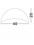 Plafoniera moderna 1 bec E27 OPSI 9695303 NOVA LUCE