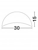 Plafoniera moderna 1 bec E27 OPSI 9695306 NOVA LUCE
