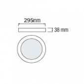 Plafoniera moderna led 36W CCT CATALINA-36W HOROZ