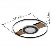 Plafoniera moderna led 24W PIKARA 672323-24 Globo