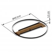 Plafoniera moderna led 24W PIKARA 67321-24 Globo