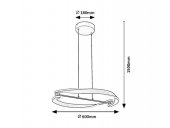 Plafoniera moderna led 24W RENARA 72149 Rabalux