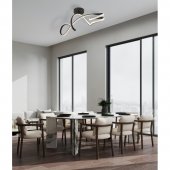 Plafoniera moderna led 30W  SWIRL 67341DS Globo
