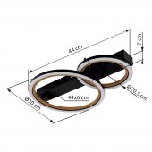 Plafoniera moderna led 30W DAKARY 67357D2 Globo