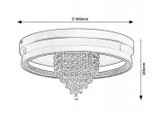 Plafoniera moderna led 30W MARIBELL 71353 Rabalux