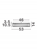 Plafoniera moderna led 40W ARIETTA 9333088 Novaluce