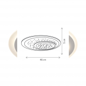 Plafoniera moderna led 47W CCT FIORA KL151032 Klausen