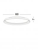 Plafoniera moderna led 48W ORMI 9345699 NOVA LUCE