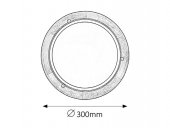 Plafoniera rustica lemn 1 bec E27 Ufo 5417 Rabalux