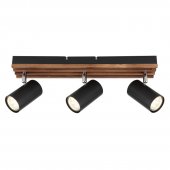 Plafoniera/Spot vintage 3 becuri GU10 KAYDEN 57909-3 Globo