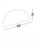 Plafoniera vintage 1 bec E27 GEA 9695309 NOVA LUCE